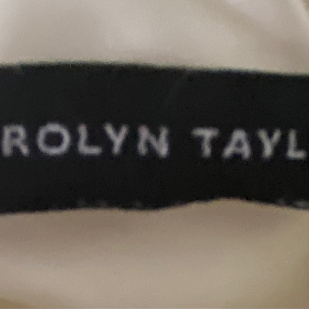 CAROLYN TAYLOR Off White Reversible Vest - Picture 4 of 6